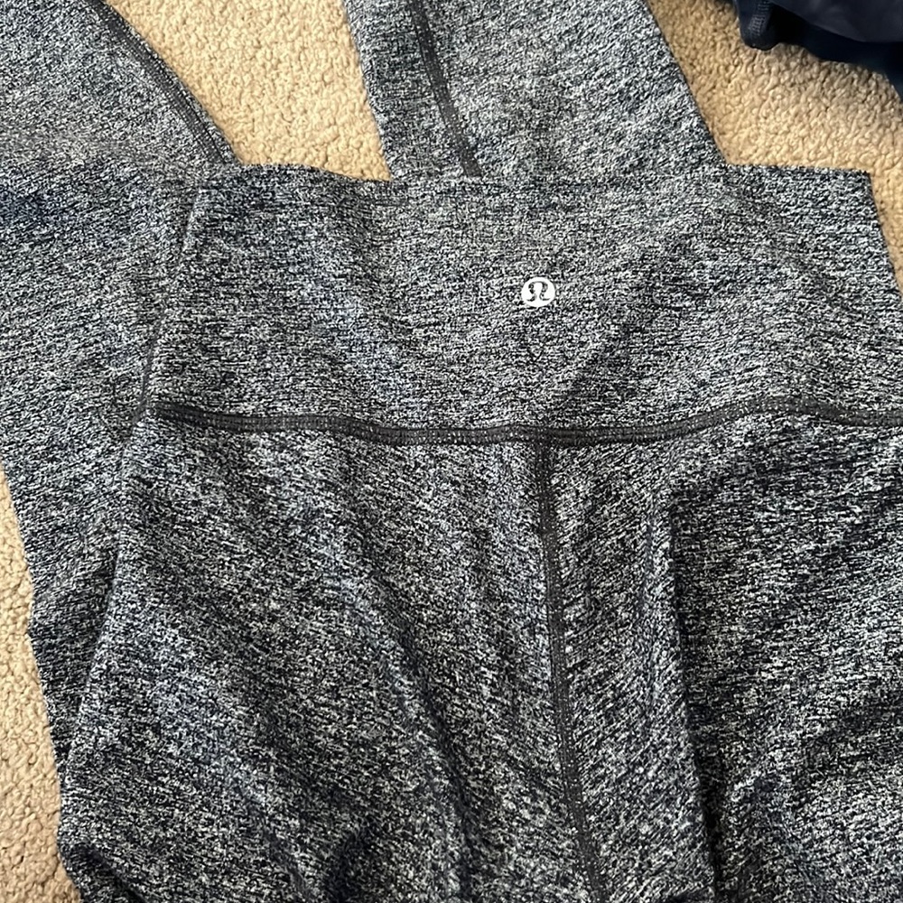 Grey high rise lululemon leggings